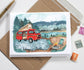 Vintage Camper Van Father's Day Card - Perfect for the Outdoor Enthusiast