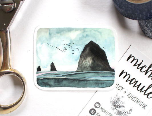 Single Sticker - Haystack Rock