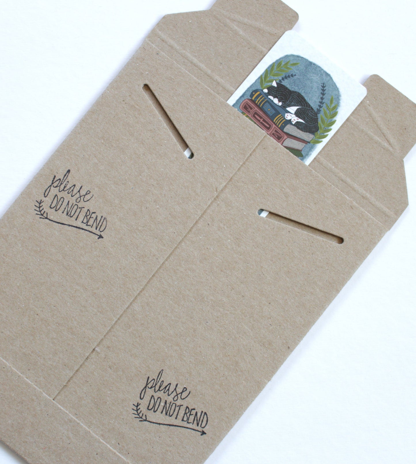 Cozy Cat Illustrated Bookmark