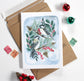 Holiday Card - Winter Chickadees
