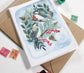 Holiday Card - Winter Chickadees