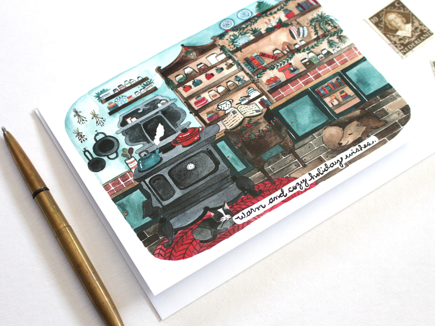 Holiday Card - Warm and Cozy Holiday Wishes