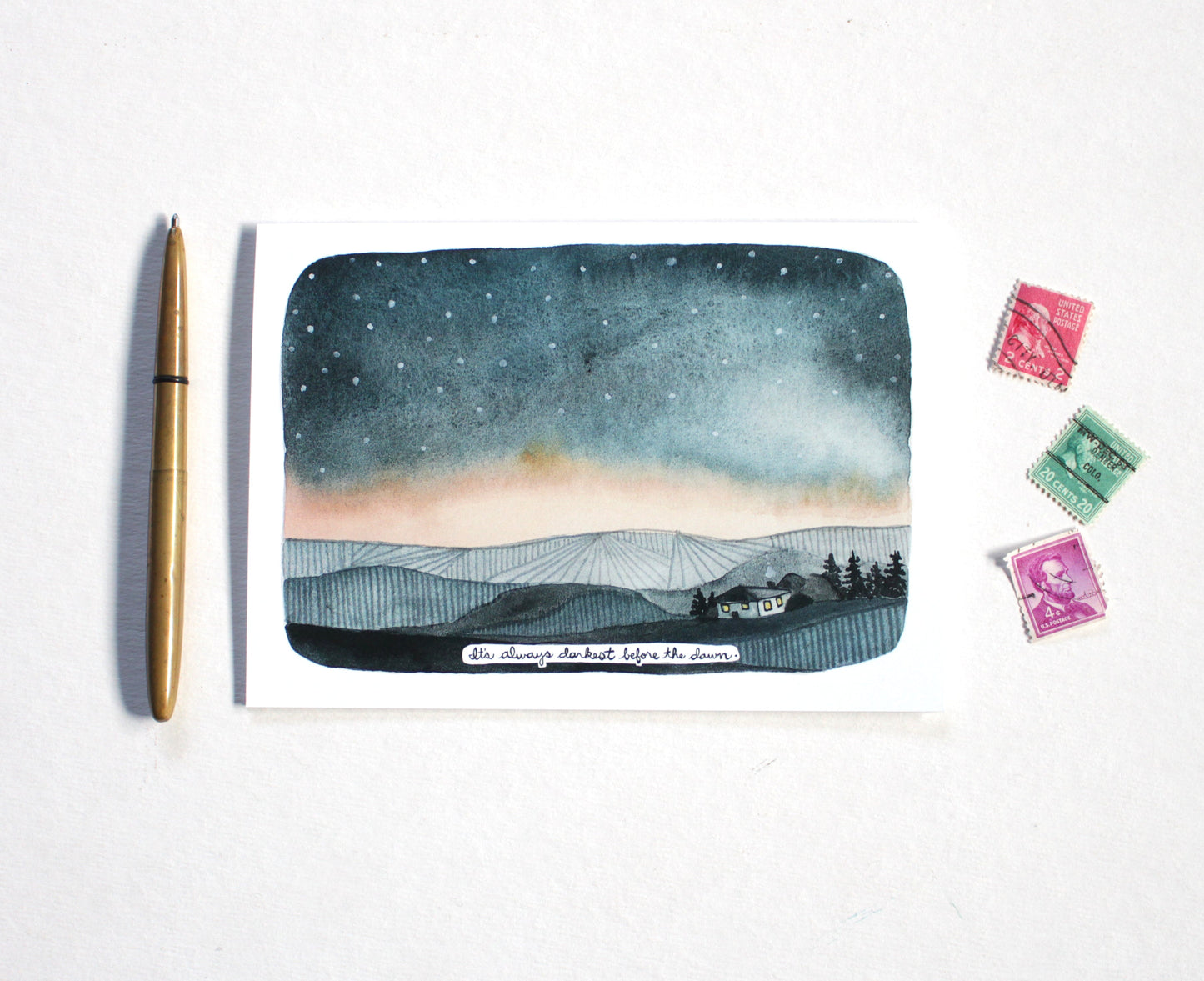 Grief Card - It's Always Darkest Before the Dawn