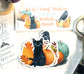 Set of Three Autumn Vinyl Stickers