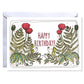 Birthday card with floral design and 'Happy Birthday!' text