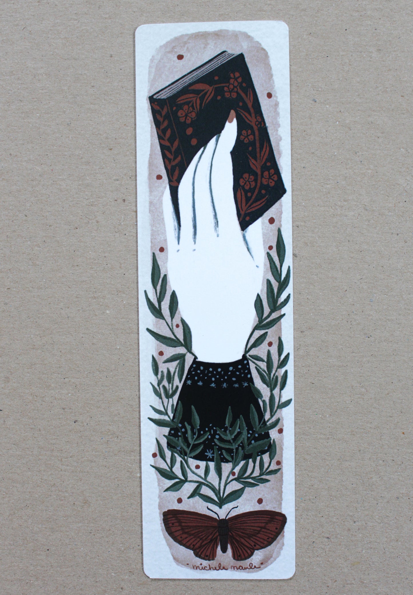 Victorian Hand Illustrated Bookmark