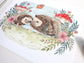 8x10 Print - Two Hedgehogs