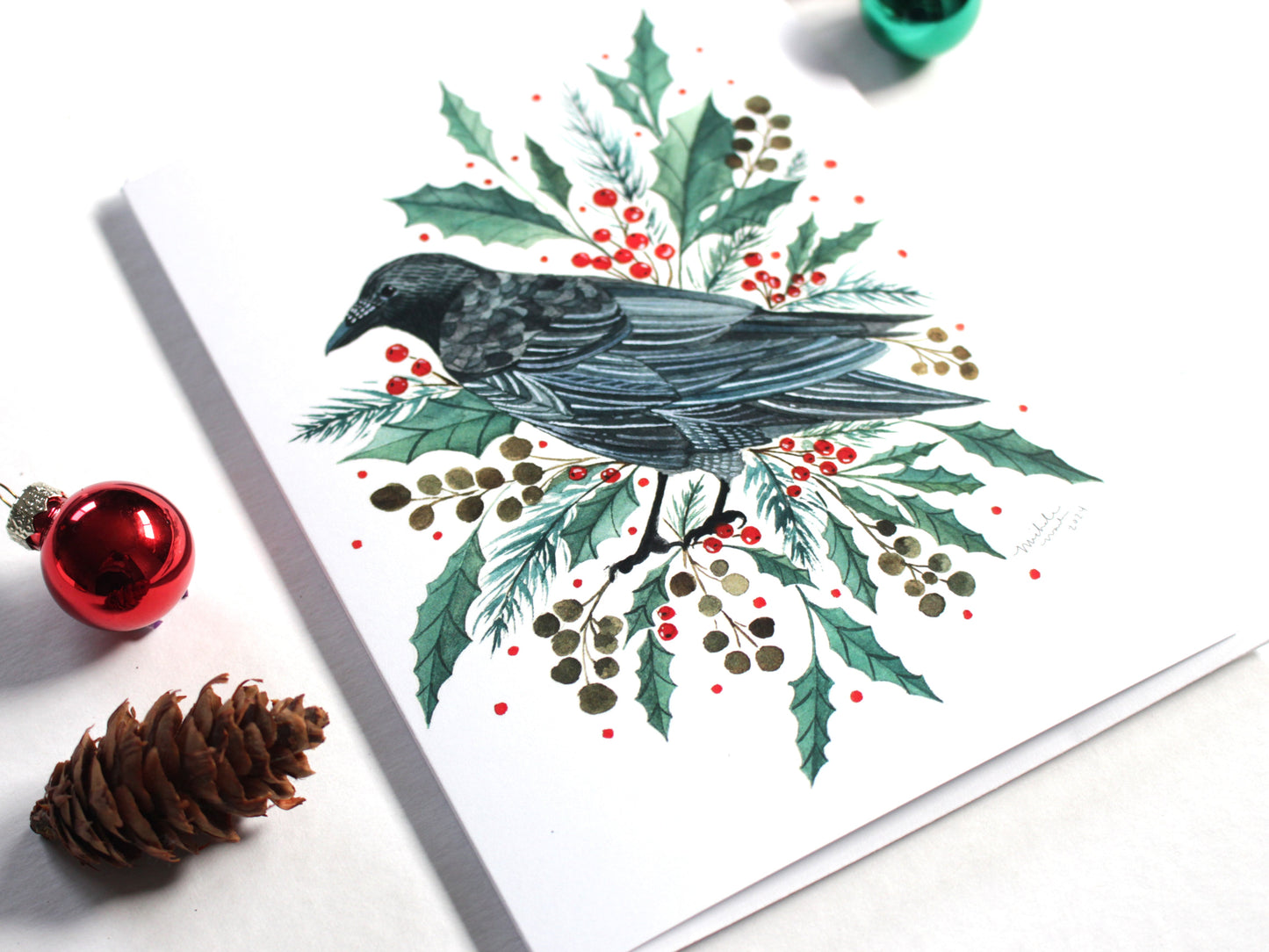 Holiday Card - Holiday Crow