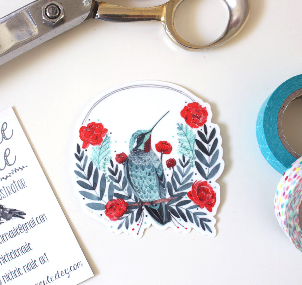 Single Sticker - Humming Bird