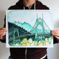 11x14 Print - St Johns Bridge