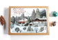 Set of illustrated Holiday Cards - Let it Snow, Let it Snow, Let it Snow!