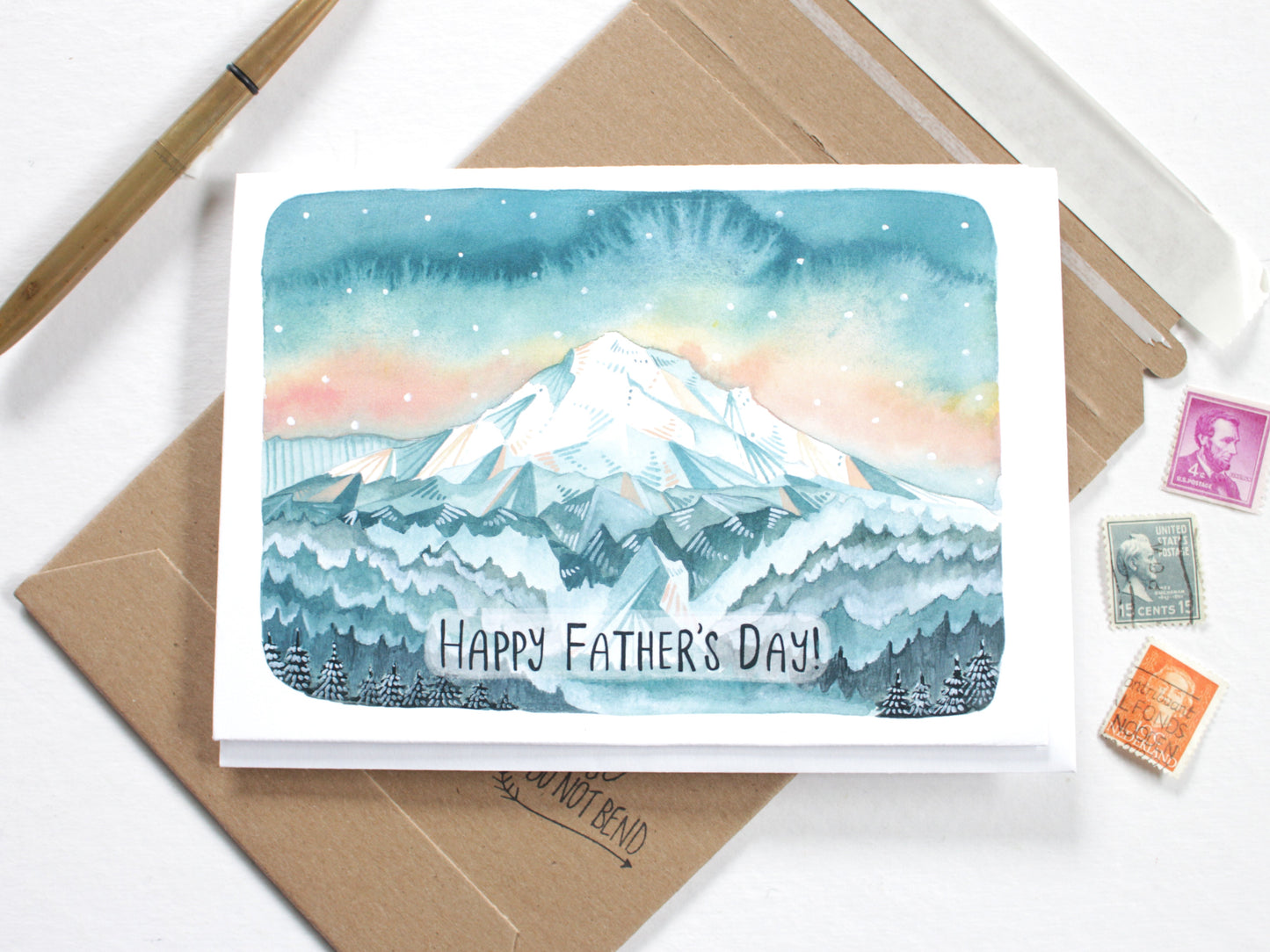 Father's Day Card - Mt Hood