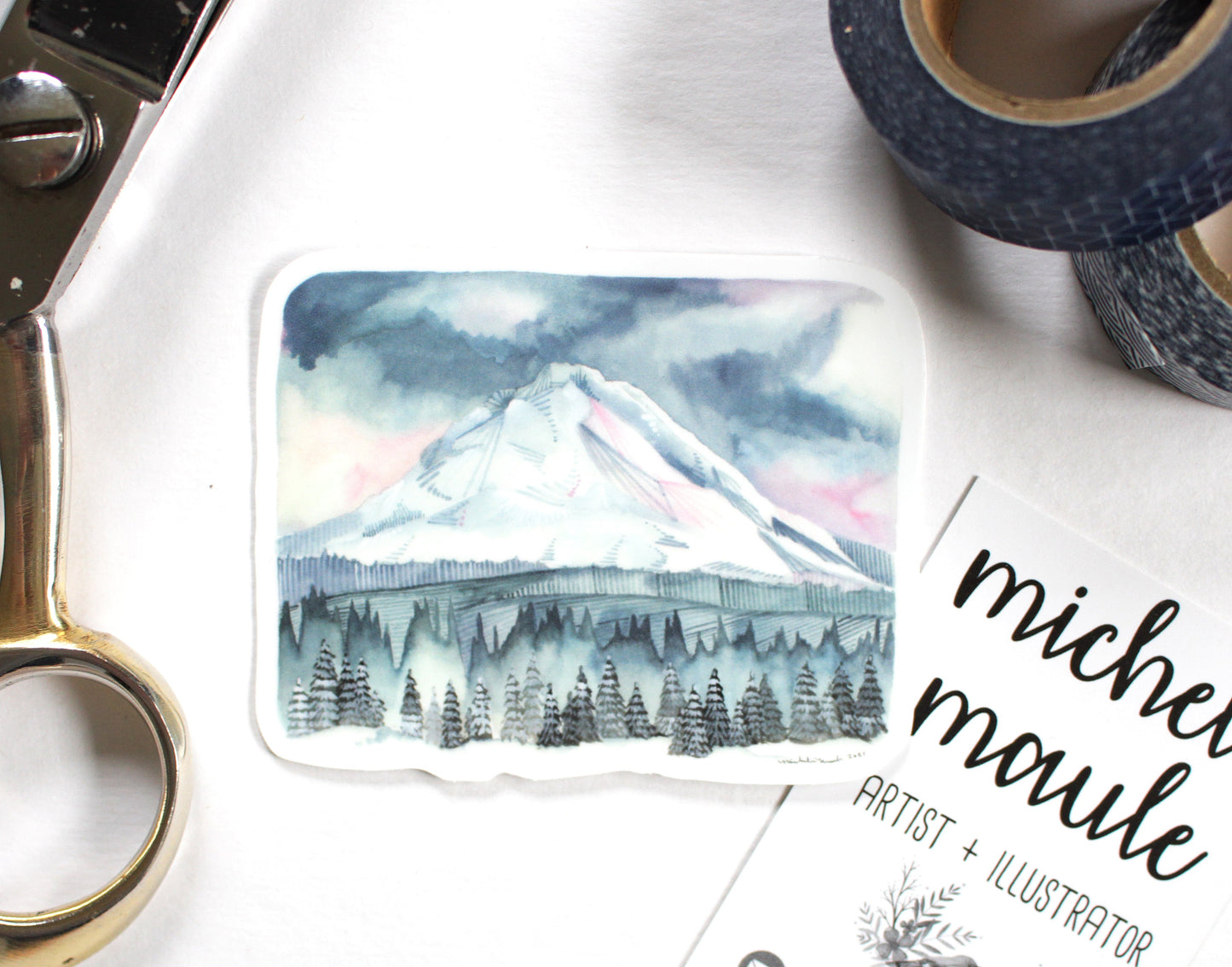 Single Sticker - Mt Hood