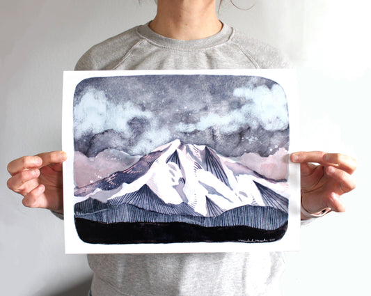 11x14 Print - Mt Rainer Print