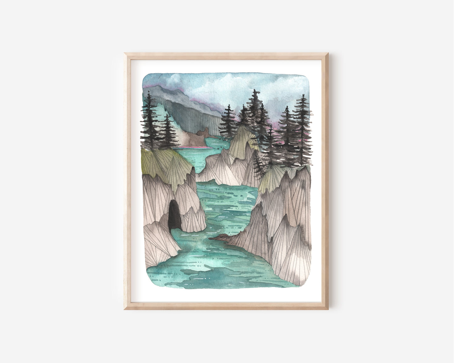 11x14 Print - Oregon Coast Print of Boardman State Park