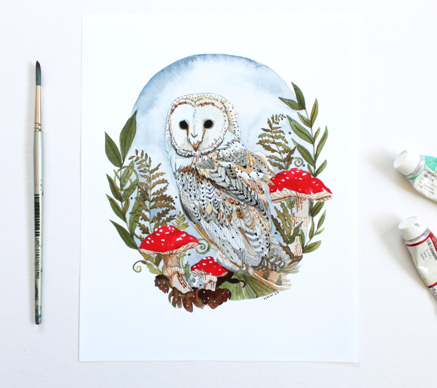 8x10 Print - Barn Owl