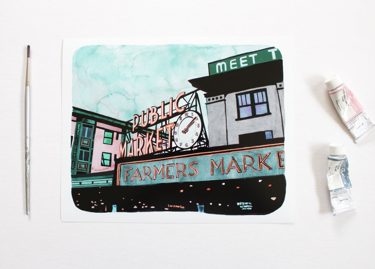 8x10 Print - Pike Place Market