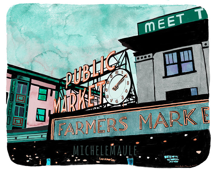 8x10 Print - Pike Place Market