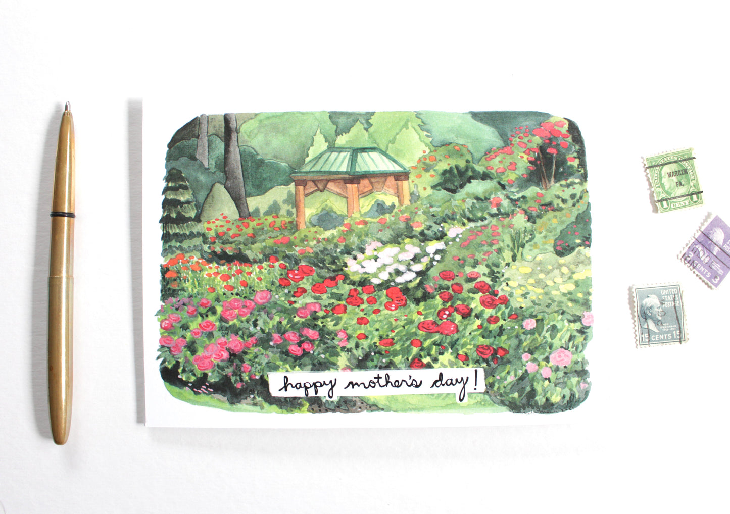 Mother's Day Card - Rose Garden