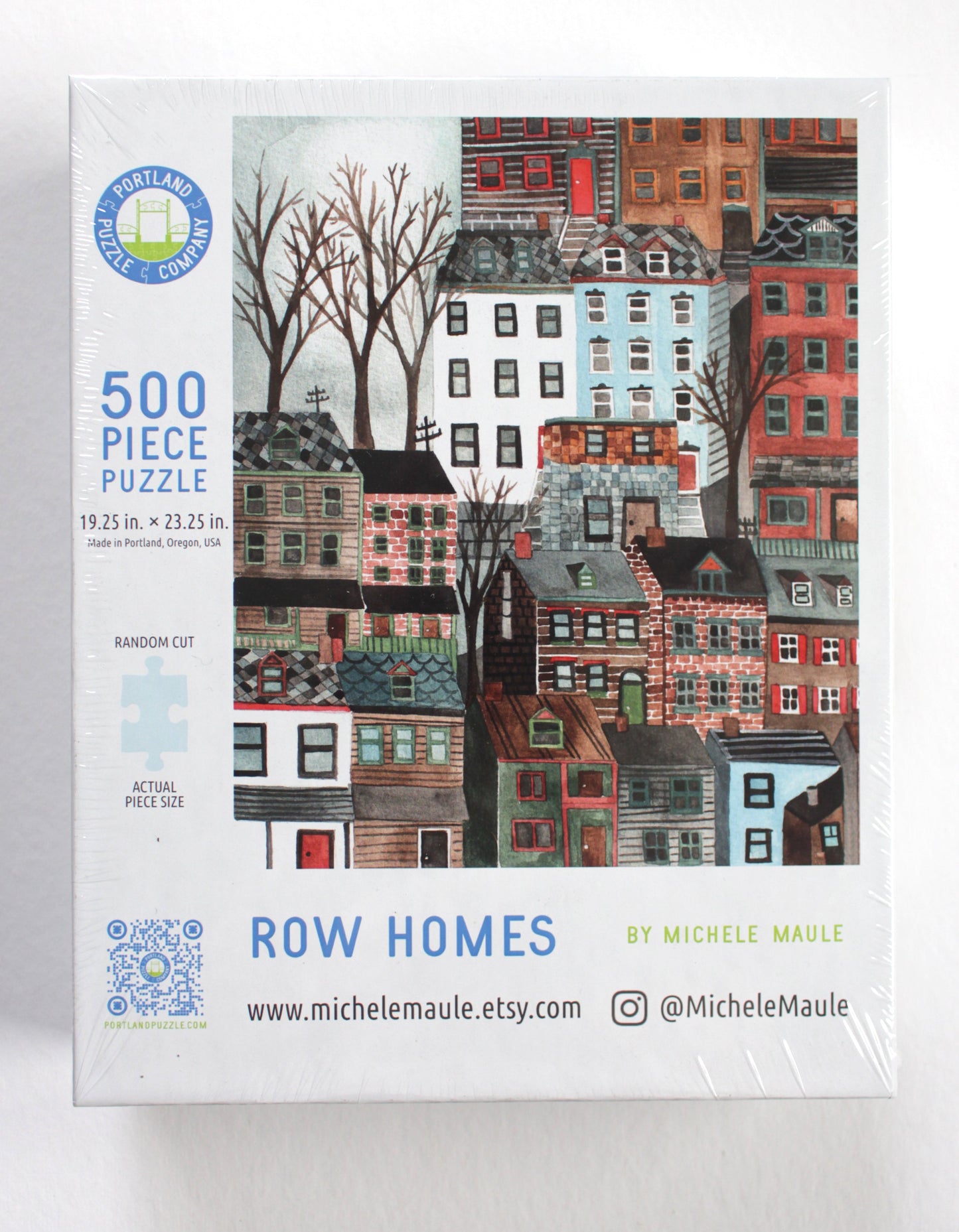 Pittsburgh Row Homes 500 Piece Puzzle