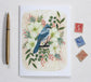 Hand Illustrated Scrub Jay Card - Perfect for Bird Watchers