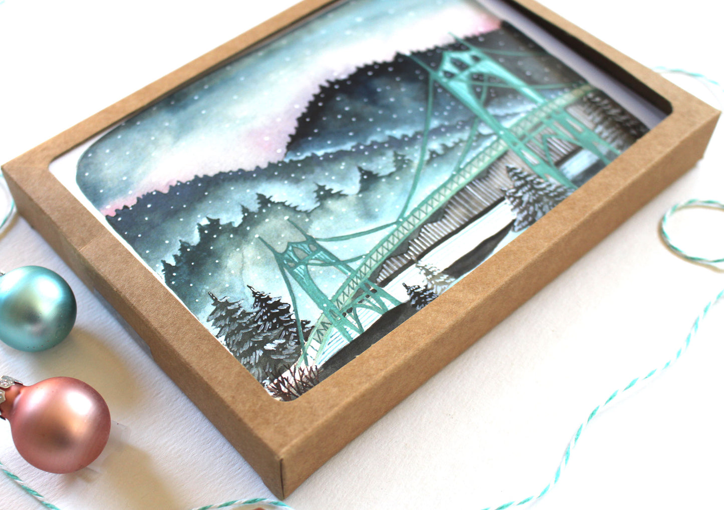 Portland Beauty: St Johns Bridge Greeting Cards Set