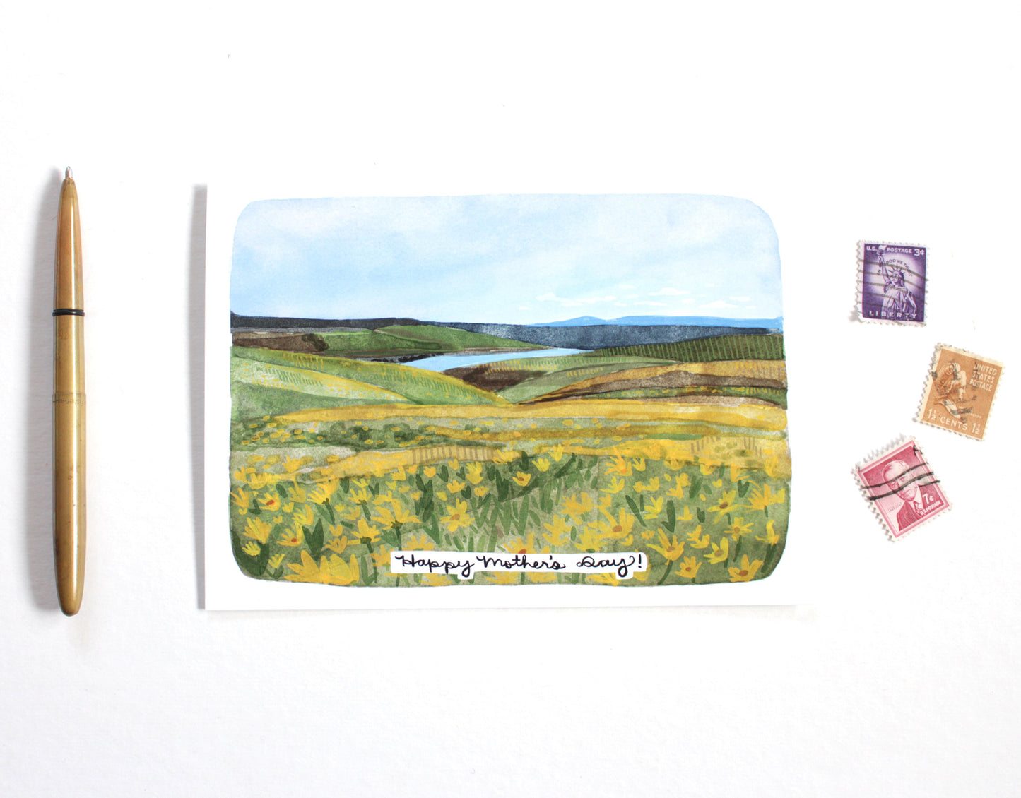 Mother's Day Blank Card - Wildflowers