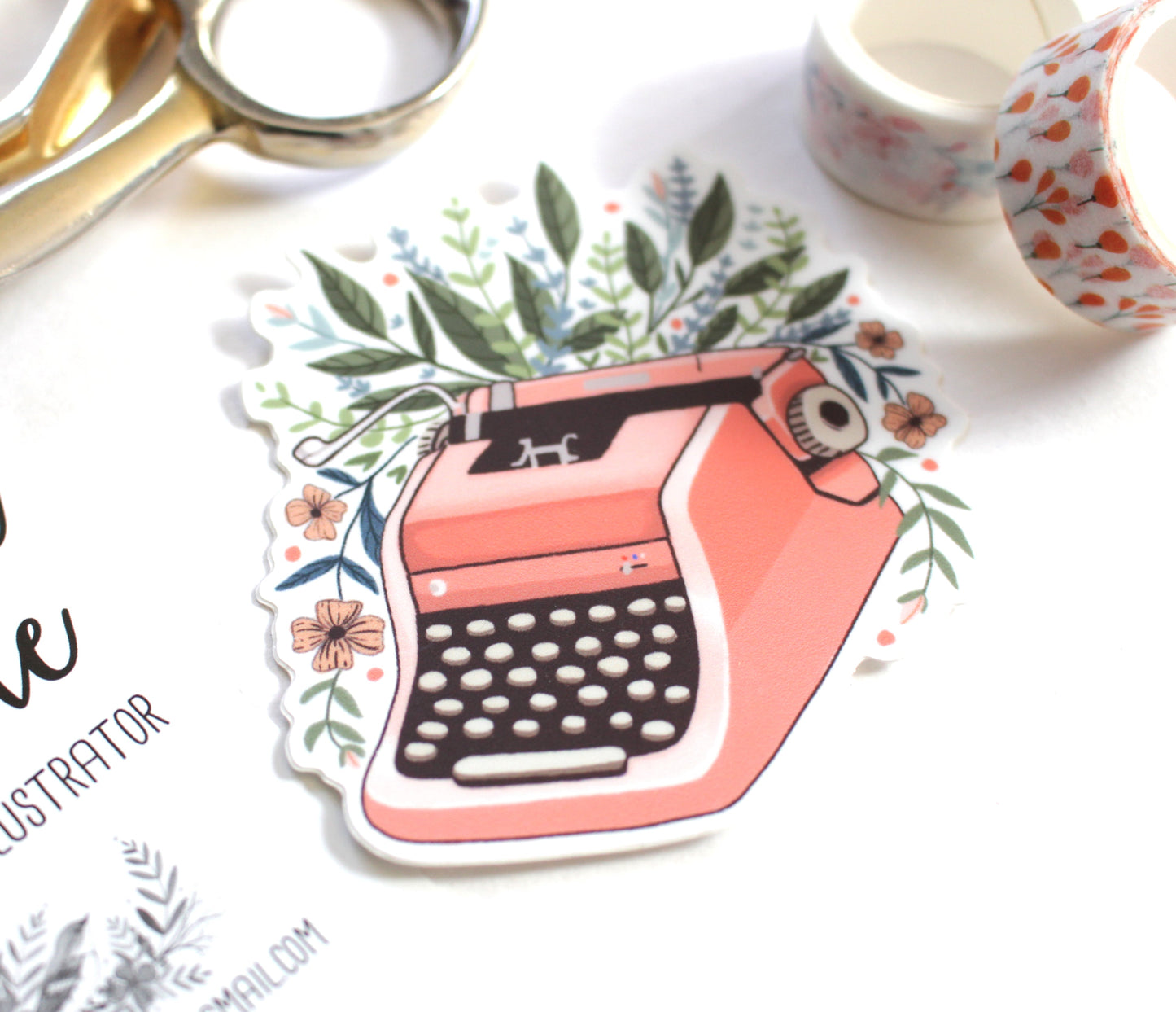 Single Sticker - Typewriter Sticker