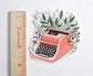Single Sticker - Typewriter Sticker