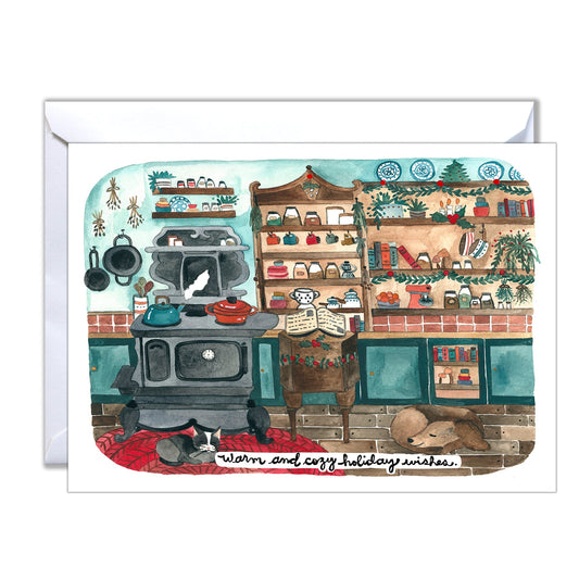 Holiday Card - Warm and Cozy Holiday Wishes