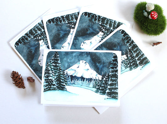 Mt Hood Blank Greeting Cards Set