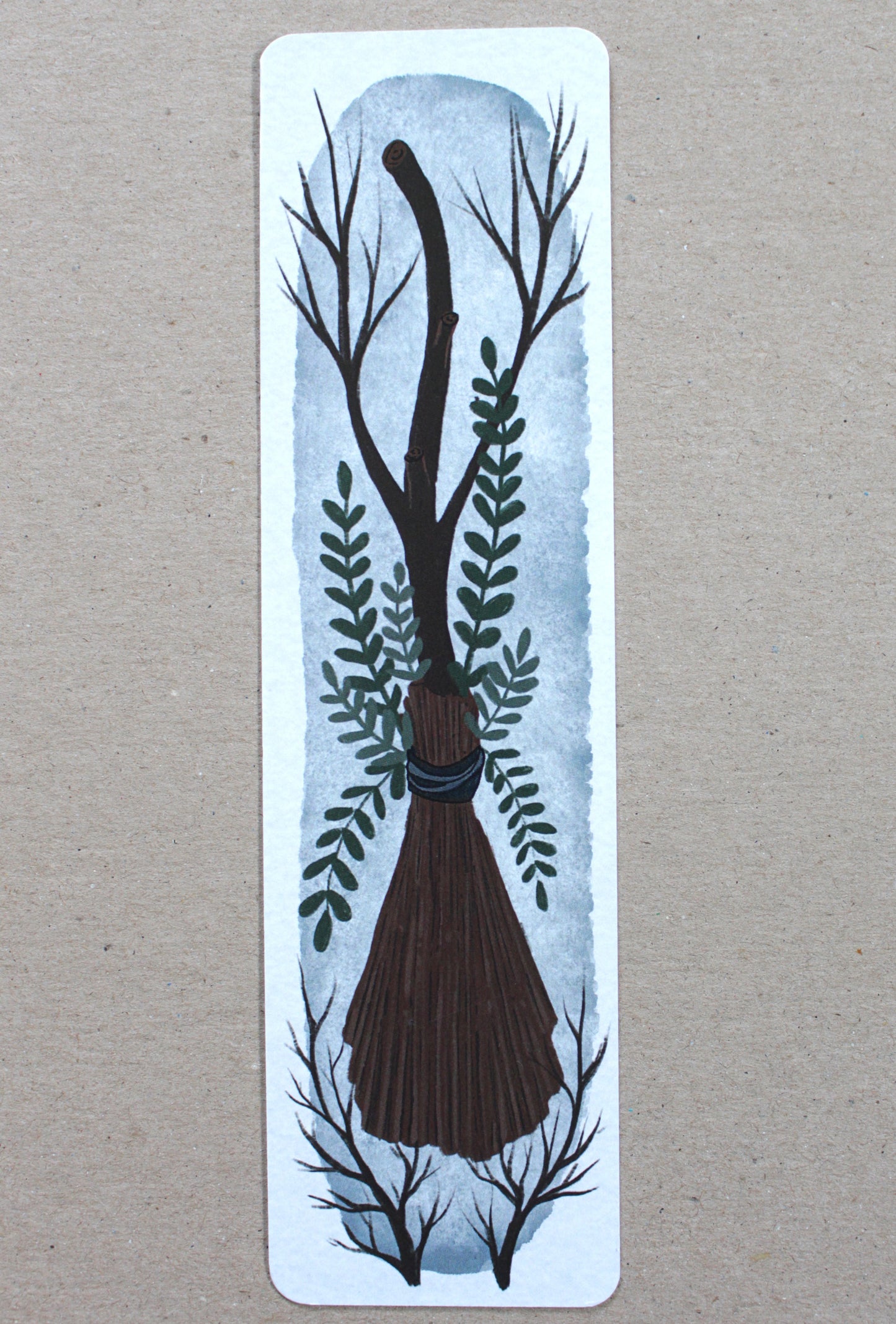Baba Yaga Illustrated Bookmark