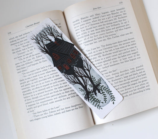 Baba Yaga Illustrated Bookmark