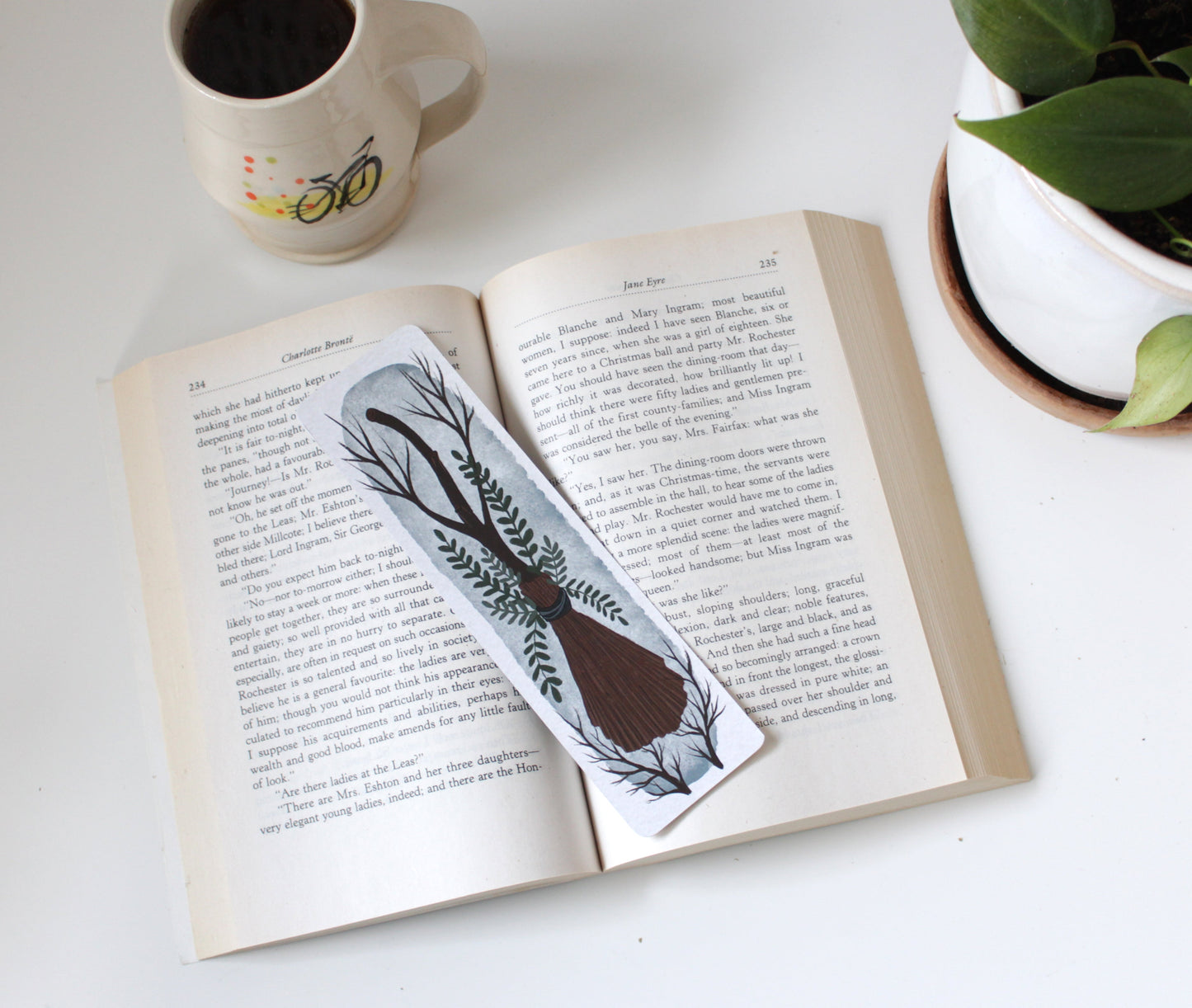 Baba Yaga Illustrated Bookmark